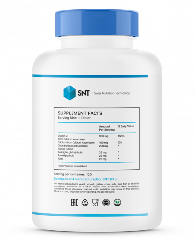 SNT Ester C Plus 1000 mg, 120 таблеток