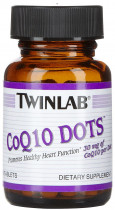 Twinlab CoQ10 Dots 30 mg, 60 таб